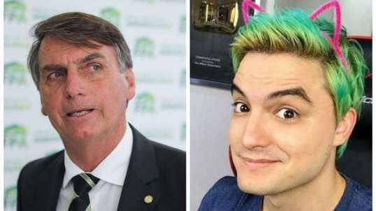 You Tuber esquerdista usa "fake news" contra Bolsonaro e leva na cara