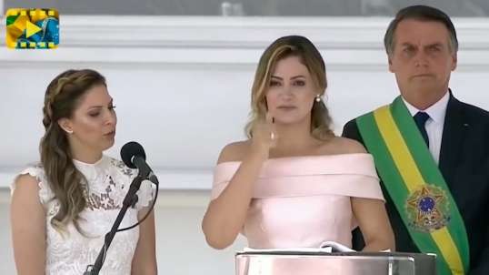 Discurso Primeira Dama na posse do Presidente Jair Bolsonaro