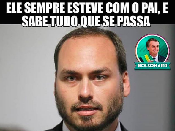 "Ele sempre esteve com o pai e sabe tudo que se passa"-Publicam lideranças do PSL que apoiam Carlos Bolsonaro - Pátria Digital