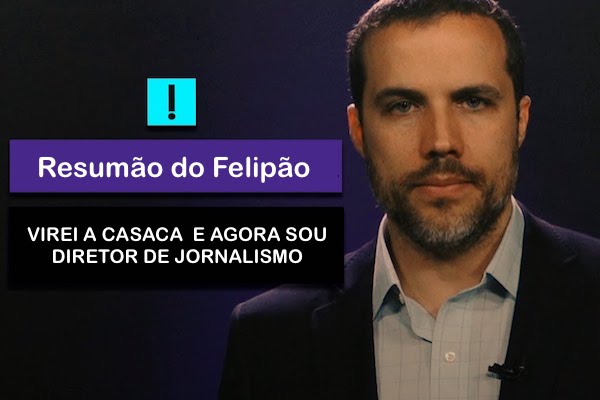Felipe Moura Brasil é o novo diretor de jornalismo da Jovem Pan - Pátria Digital