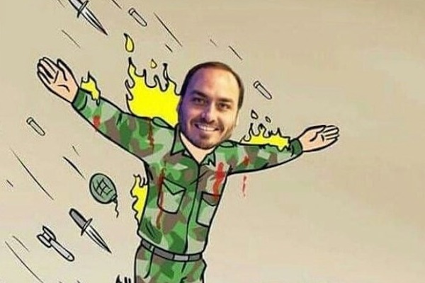 Carlos Bolsonaro protege o governo - Pátria Digital