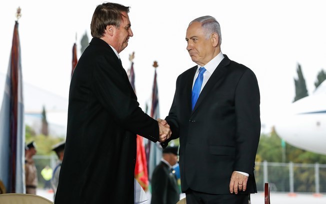Brasil assina 6 acordos com Israel. Assista o vídeo do momento da chegada de Bolsonaro ao país. - Pátria Digital