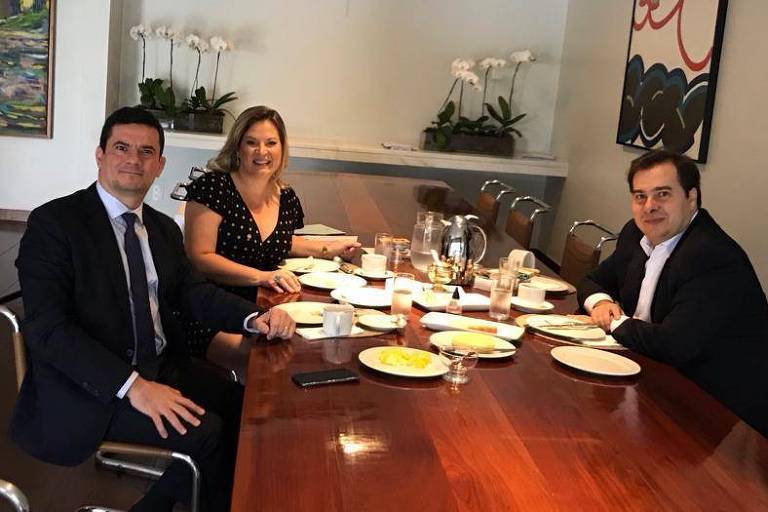Joice Hasselmann mediou café da manhã entre Sérgio Moro e Rodrigo Maia. Pacote Anticrime vem aí! Veja as fotos! - Pátria Digital