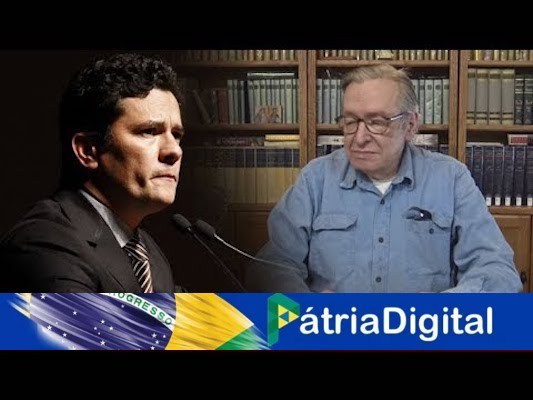 Olavo de Carvalho parabezina Moro por coerência e aconselha Bolsonaro. Assista o vídeo! - Pátria Digital