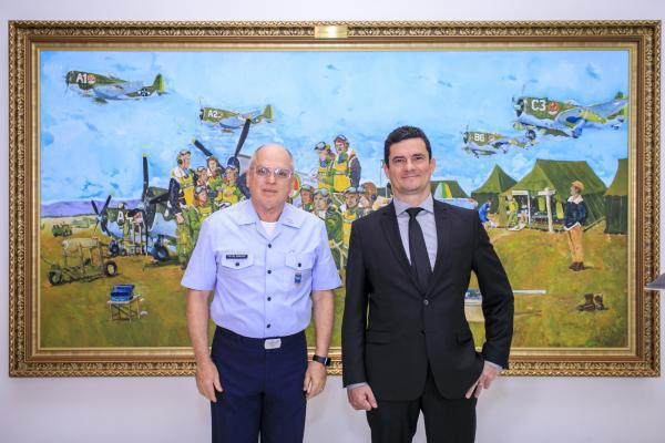 Comandante da Aeronáutica e Ministro Sergio Moro em encontro com alto-comando e oficiais-generais. - Pátria Digital