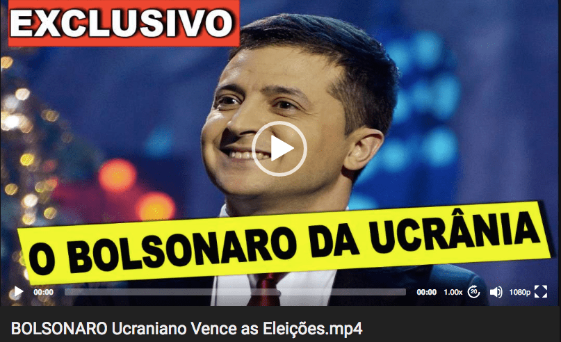 Bolsonaro Ucraniano. Vídeo exclusivo do Canal Questiona-se no PátriaTube. Assista agora! - Pátria Digital