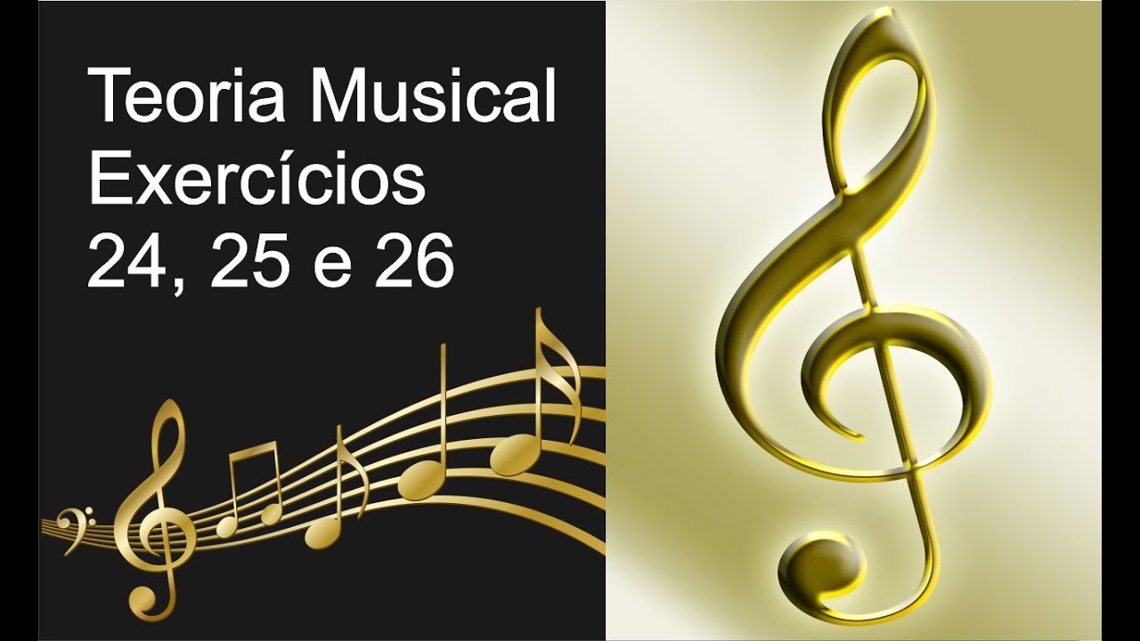 #teoriamusical Sucessão dos Intervalos – Exercícios 24, 25 e 26