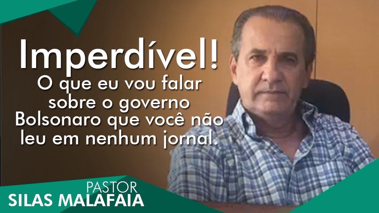 Imperdível! O que eu vou falar sobre o governo Bolsonaro que você não leu em nenhum jornal.