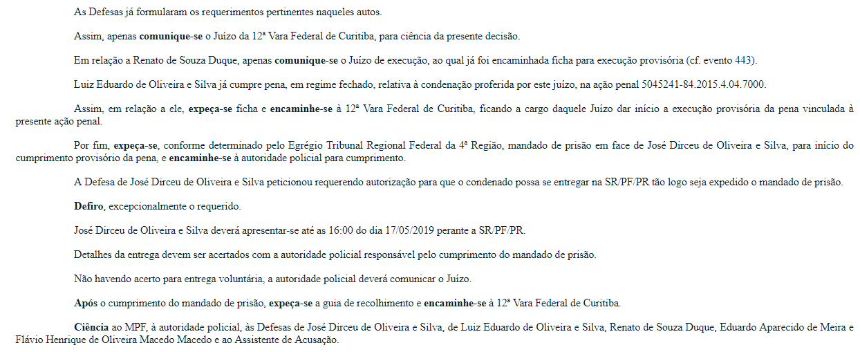 BONAT MANDA PRENDER DIRCEU - O Antagonista