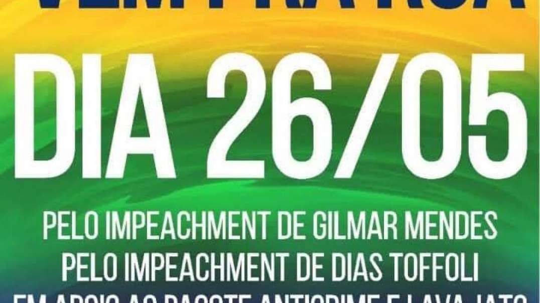 MANIFESTAÇÃO DE 26/05 EU VOU!