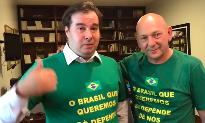 Luciano Hang visita Rodrigo Maia e diz que "o Brasil esta nas mãos dele". Assista o vídeo! - Pátria Digital