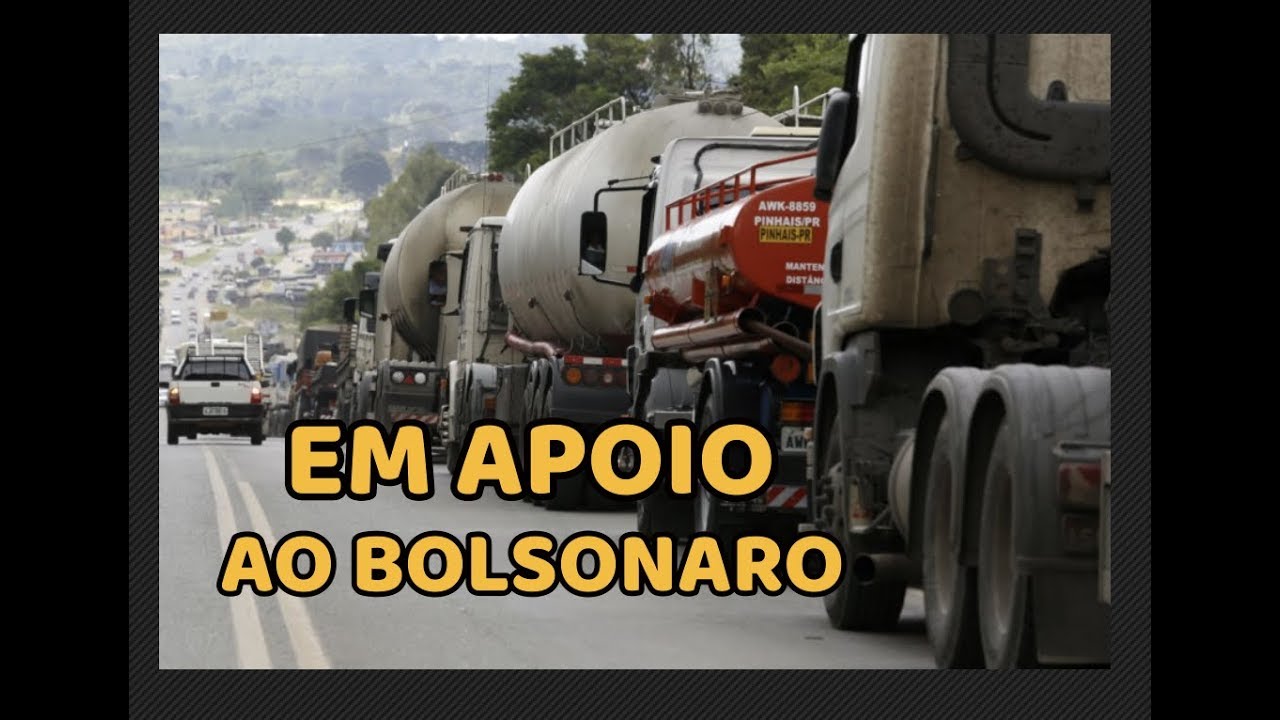 CAMINHONEIROS VÃO PARAR O BRASIL EM APOIO AO BOLSONARO