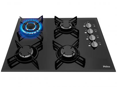 Cooktop 4 Bocas Philco Cook Chef 4 TC - à Gás GLP Tripla Chama - Magazine Comprasonlaines