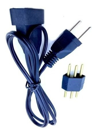 Cabo Macho Fem+ Adaptador 6 Pinos Ligação Auto Transformador | Parcelamento sem juros