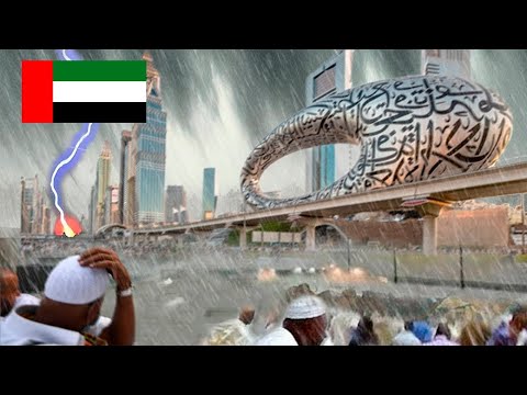 Horror in Dubai! Thousands of streets and buildings flooded after the worst storm. Look - YouTube
