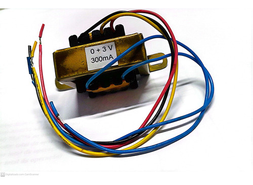 Transformador Força 3 V / 300m Amper Entrada 110 220v 5 Fios | Parcelamento sem juros
