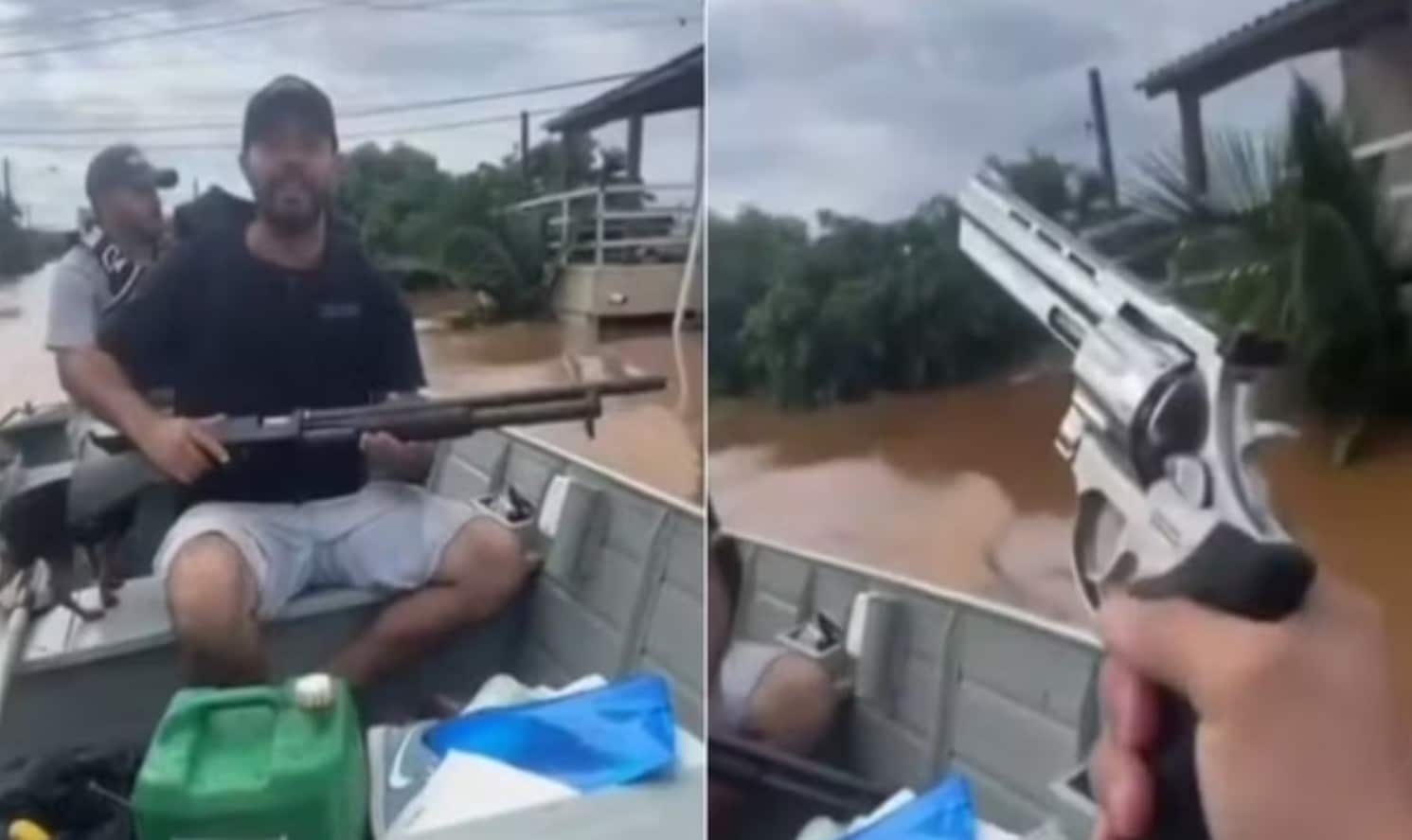 "Cenário de gu3rra": RS enfrenta enchentes e também assalt4ntes em barcos, que se aproveitam da situação; VEJA VÍDEO - Terra Brasil Notícias