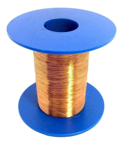 Fio Cobre Esmaltado Sold. 28 Awg = 0,36 Mm Kit 100 G = 138 M | Parcelamento sem juros
