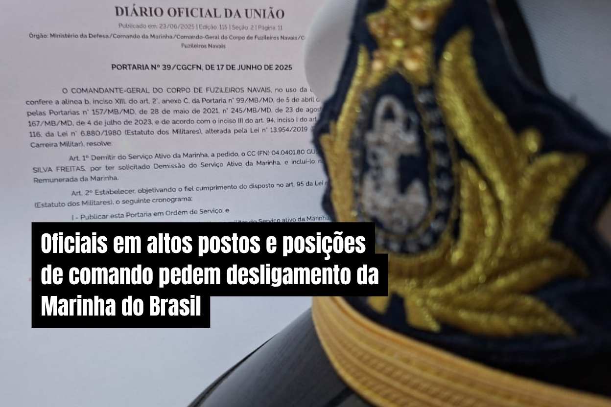 Debandada de oficiais chega aos cargos de comando e afeta até o Clube Militar: Marinha perde oficiais superiores com altíssima capacitação - RSM - Revista Sociedade Militar