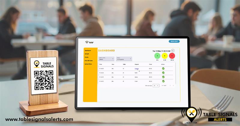 QR Codes on Tables Help Manage Restaurant Service Requests