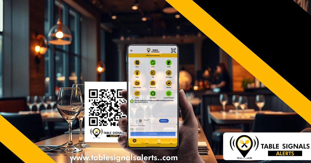How QR Code Based Restaurant Service Works for Guests - Table Signals
