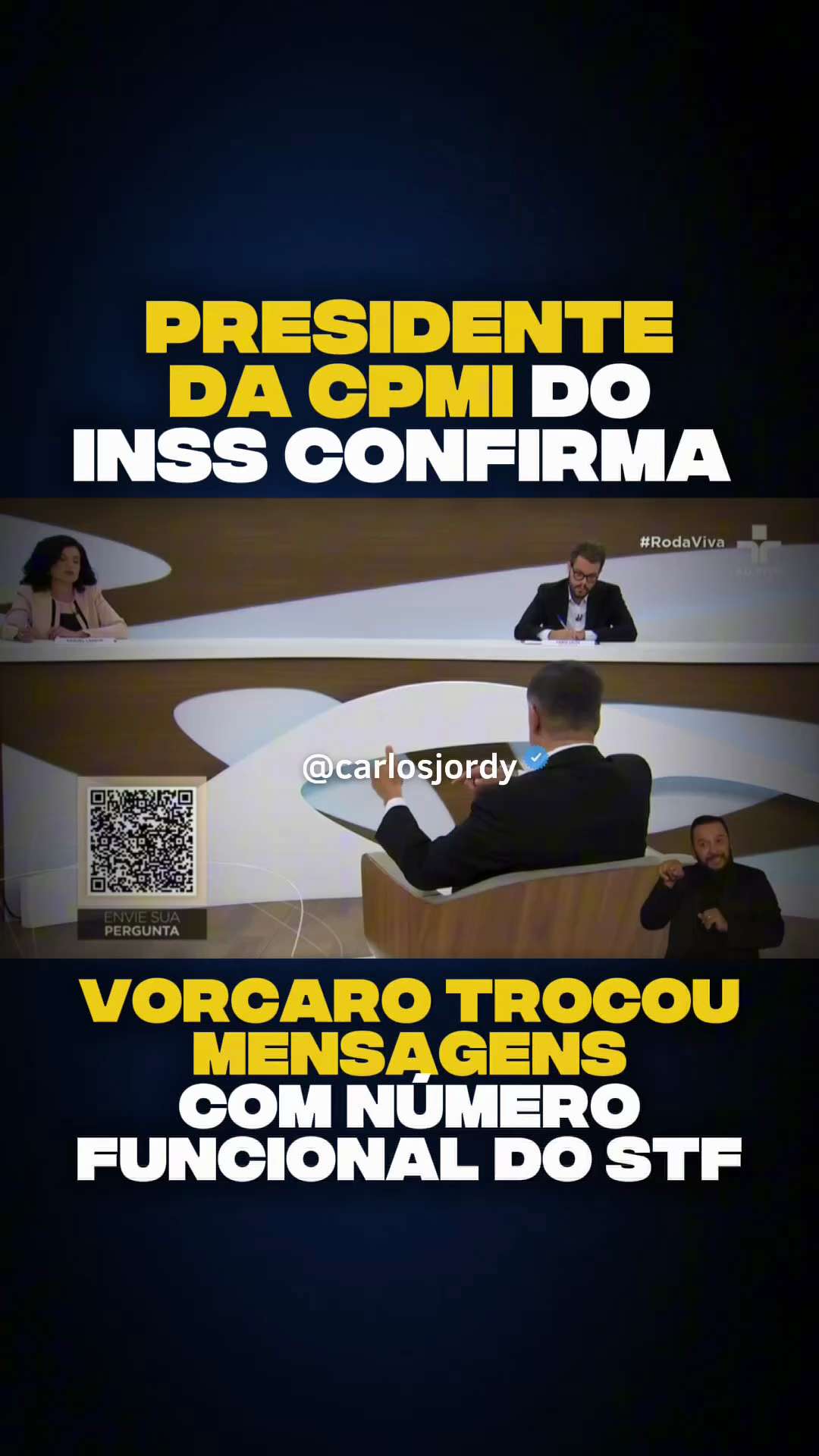 Carlos Jordy on GETTR: Presidente da CPMI do INSS confirma que o telefone...