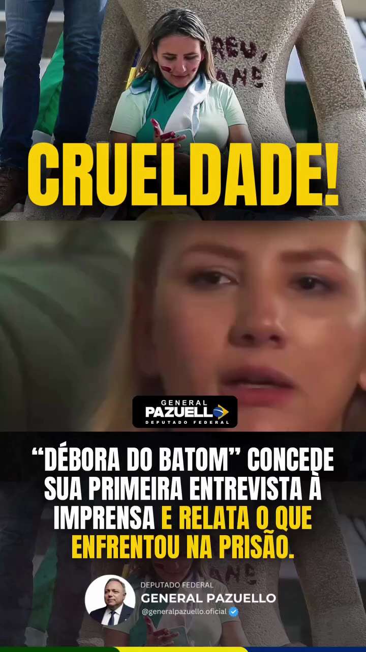 HelenaGif?????? on GETTR: Débora Rodrigues foi presa no dia 8 de janeiro. E,...