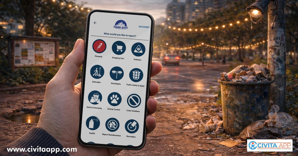 Reporting Community Issues Through Mobile Apps