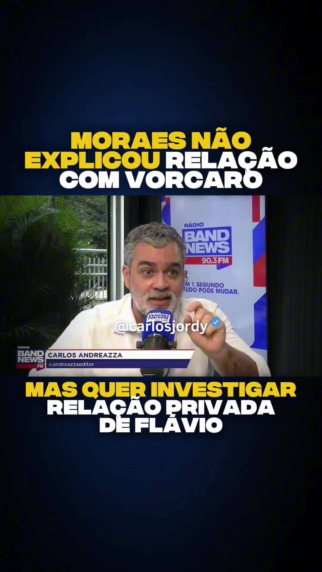Carlos Jordy on GETTR: Moraes quer investigar relação privada de Flávio e...