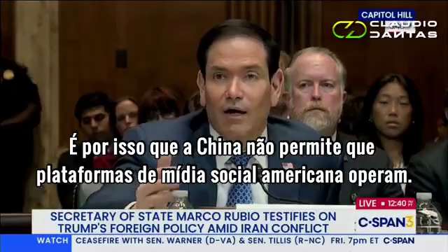??BRASIL PÁTRIA AMADA?? on GETTR: Secretário de Estado Americano Marco Rubio, Descre...