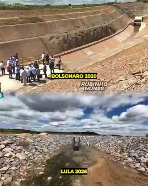 Brazil enDireita! ??? ?? on GETTR: ACORDA NORDESTINO:- Bolsonaro: Levou água para o...
