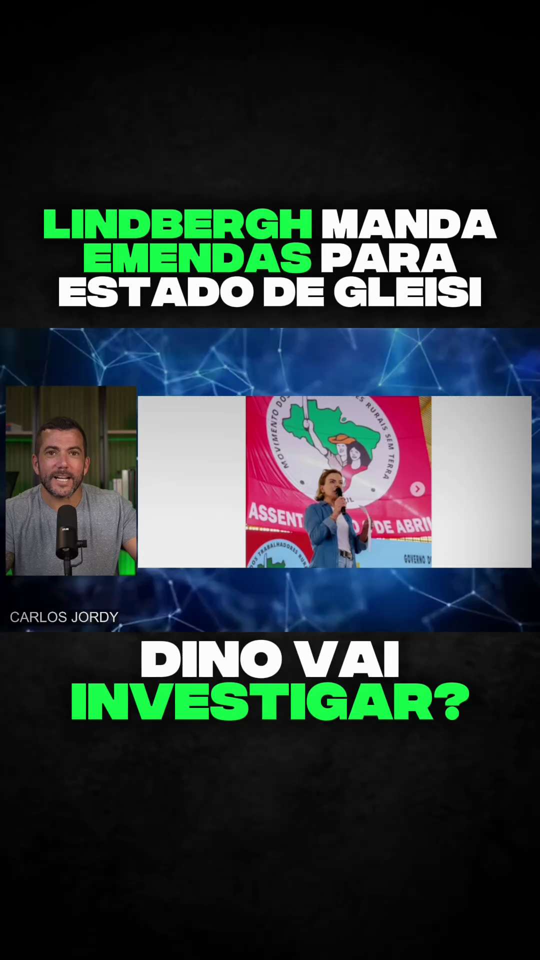 Carlos Jordy on GETTR: Lindbergh mandou quase R$ 2 milhões em emendas par...
