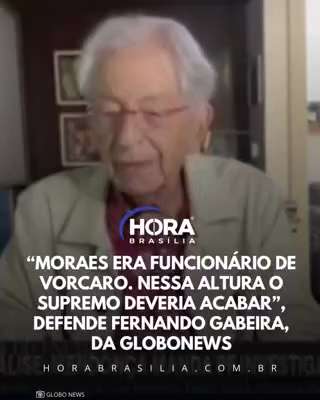 Eliane Pedrosa on GETTR: Segundo Fernando Gabeira, Moraes era funcionário d...