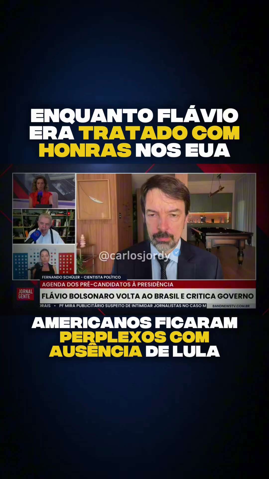 Carlos Jordy on GETTR: Enquanto Flávio Bolsonaro foi aos EUA e tratado co...