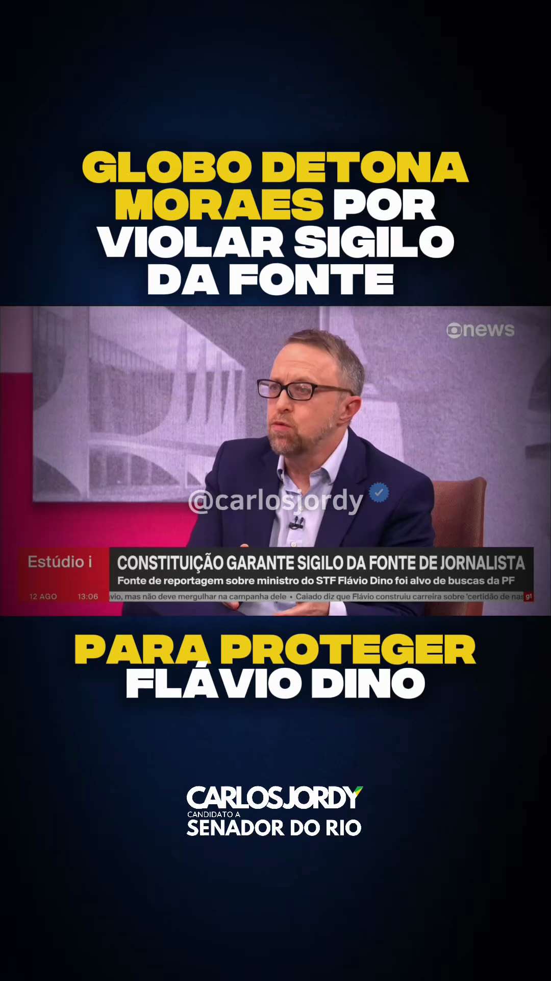 Carlos Jordy on GETTR: Nós avisamos que isso iria acontecer. Aplaudiram a...